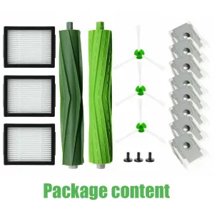 19-Piece Filter Brush Parts for iRobot Roomba Vacuum Series