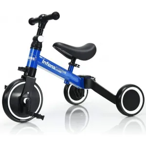 3 in 1 3 Wheel Kids Tricycles with Adjustable Seat & Handlebarfor Ages 1-3-Blue