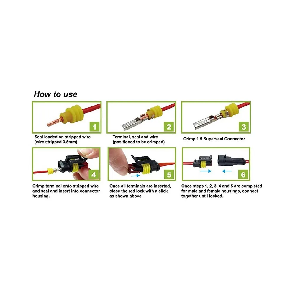 5 Way Female Superseal Connector 14A