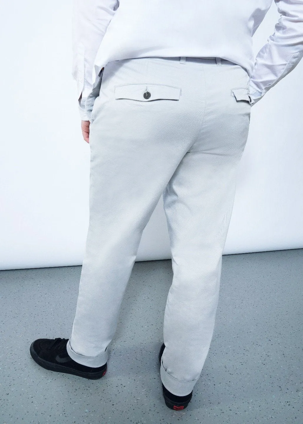 Ace Trouser Grey in Light Grey