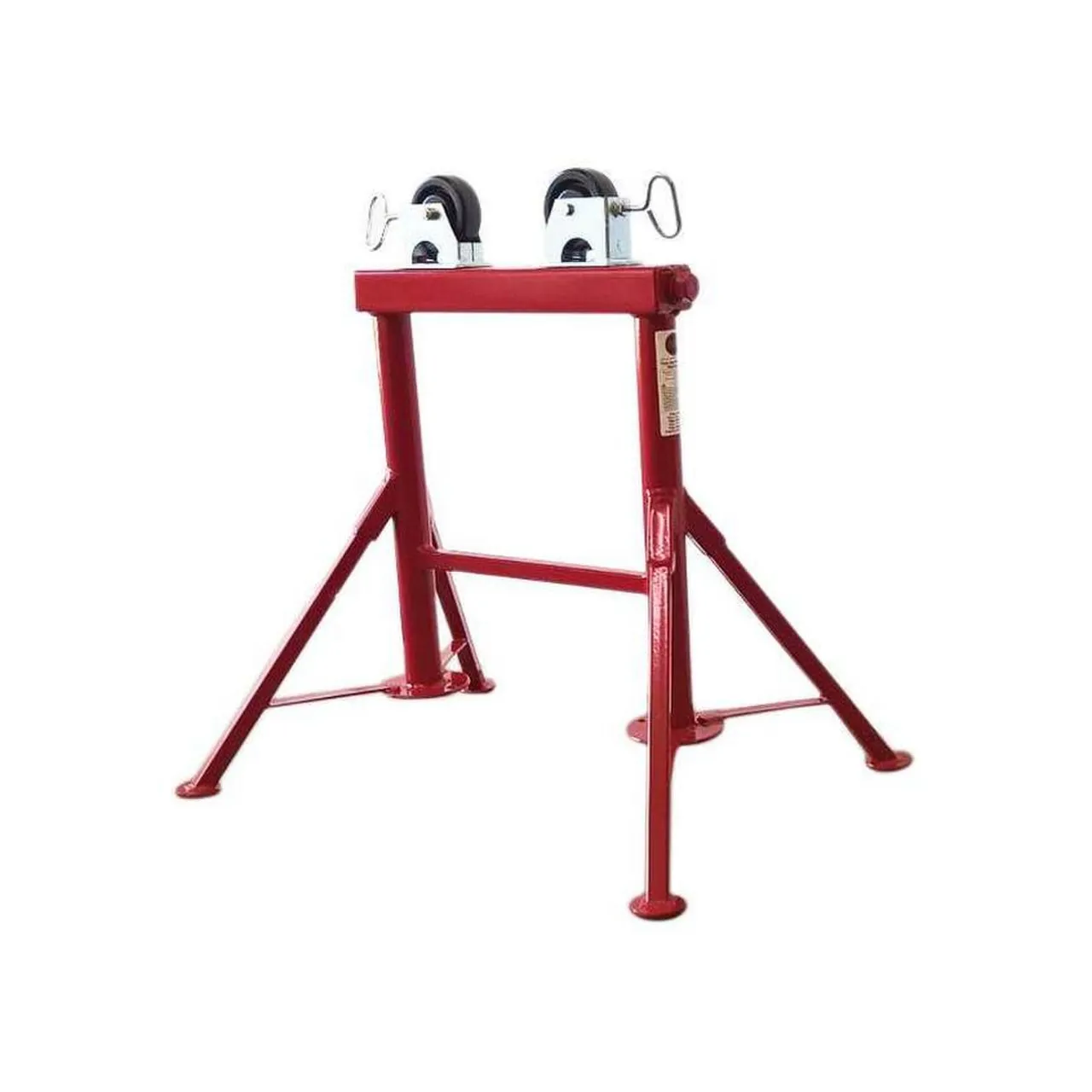 B&B 4305 Adjustable Four Leg Pipe Roller with Rubber Wheels - Reconditioned