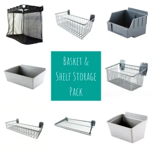 Basket & Shelf Storage Pack