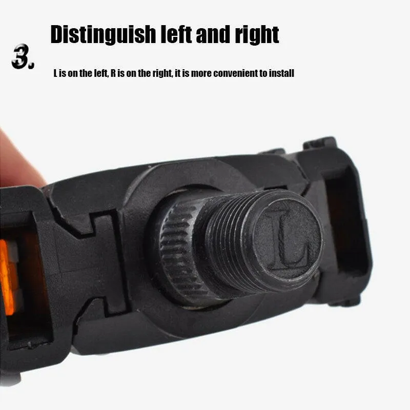 Bicycle Pedals Ultralight Folding Pedals Mtb Road Pedal Cycling Mountain Foot Plat Anti-Slip Universally Pedals High Quality