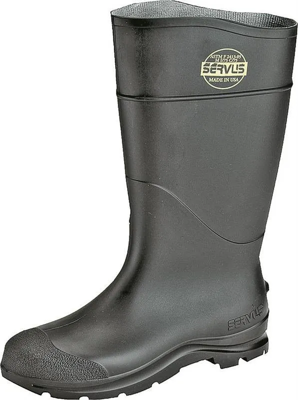 Boot Pvc Pln Toe 16in Black 10