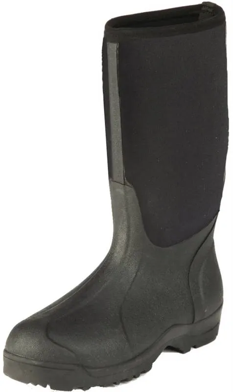 Boot Work Hi Ocs Sole Blk 12in