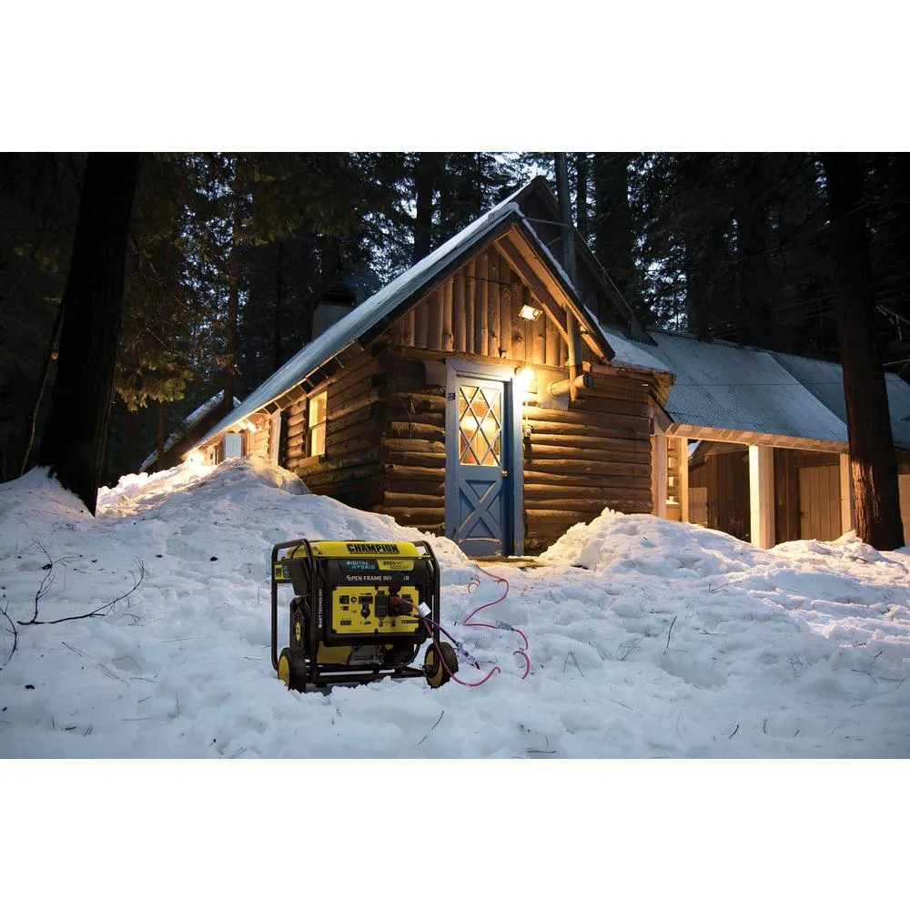 Champion 100519 5000W/6250W Open Frame Gas Inverter Generator New