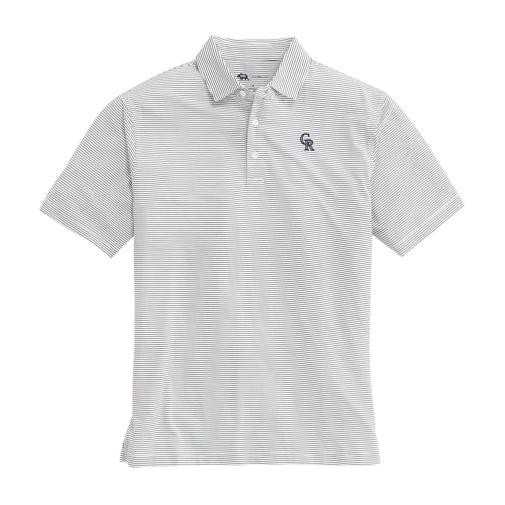 Colorado Rockies Birdie Stripe Performance Polo