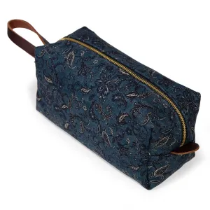 Dark Indigo Paisley Travel Kit