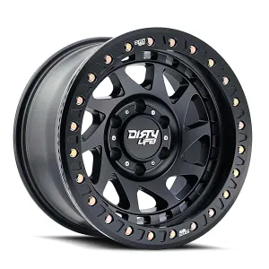 Dirty Life Wheels 9313 Enigma Race Series Matte Black Wheels 9313-7973MB12