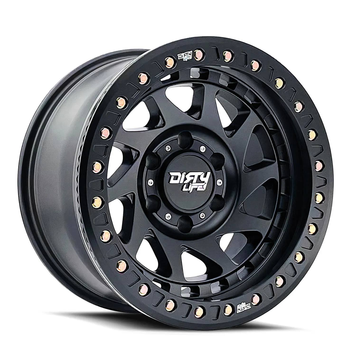 Dirty Life Wheels 9313 Enigma Race Series Matte Black Wheels 9313-7973MB12