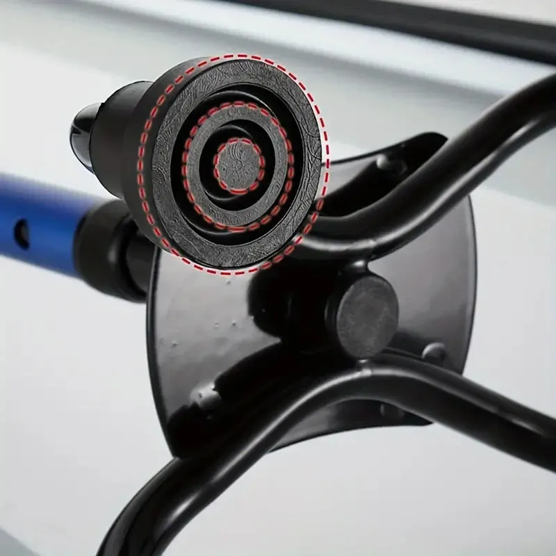 Disability Aids Blue Quadripod Crutches for Elderly Non-Slip Adjustable Stable Support