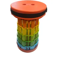 Foldable Telescopic Stool  "Assorted Colors"