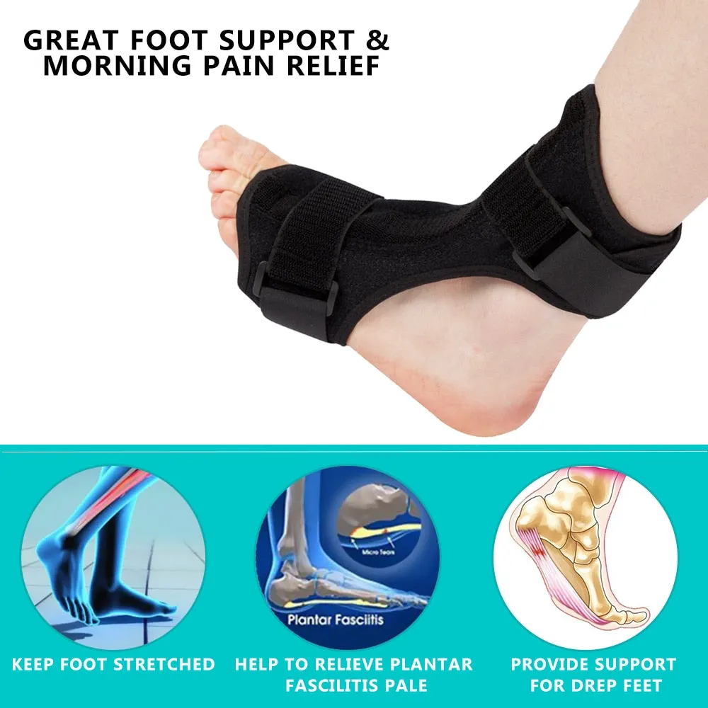 Foot Pain Relief - Adjustable Foot Orthotic Brace Support
