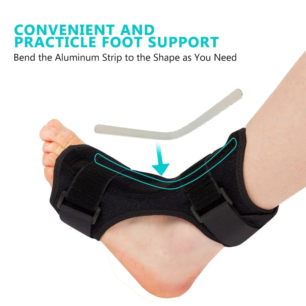 Foot Pain Relief - Adjustable Foot Orthotic Brace Support