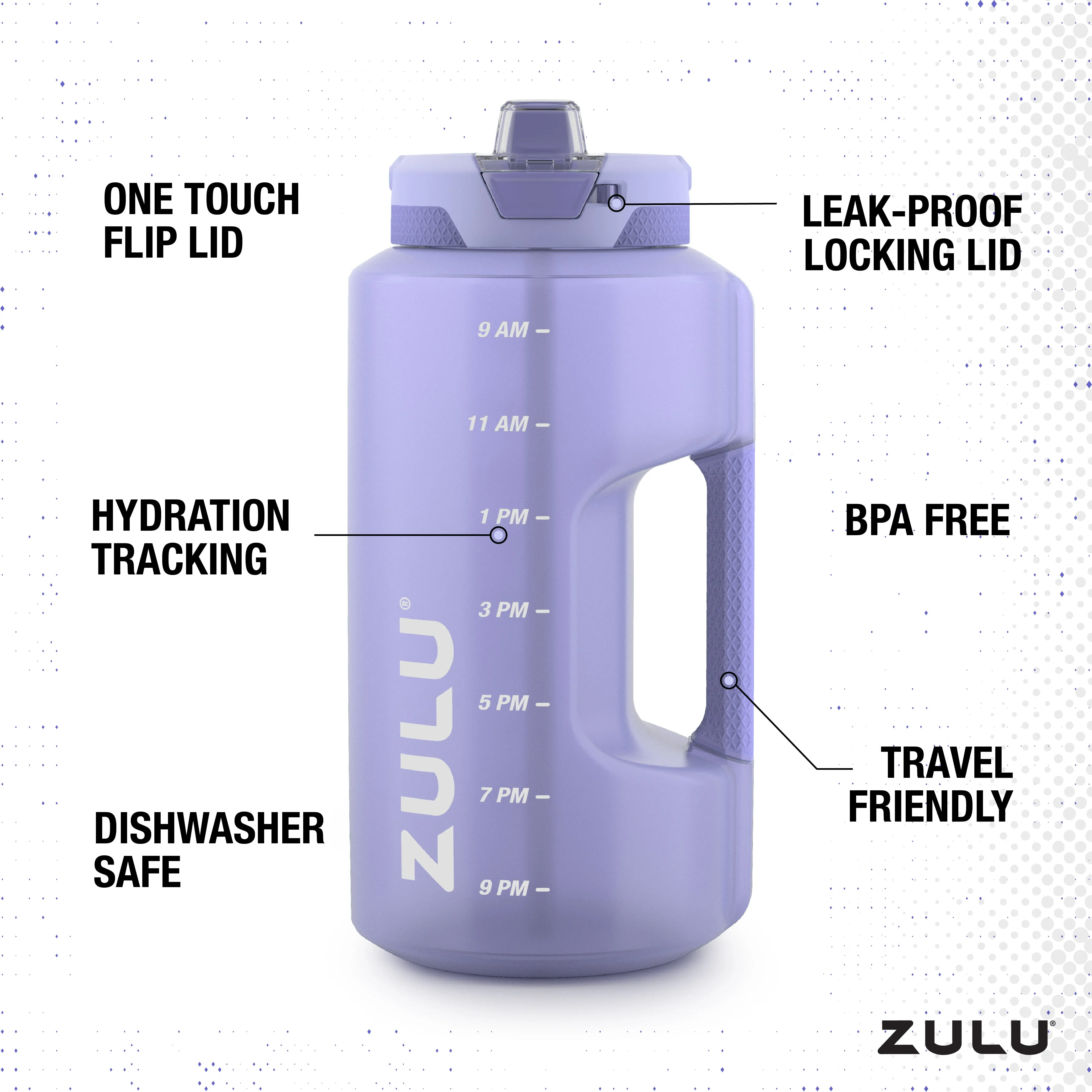 Goals Gallon 128oz Water Bottle With Straw
