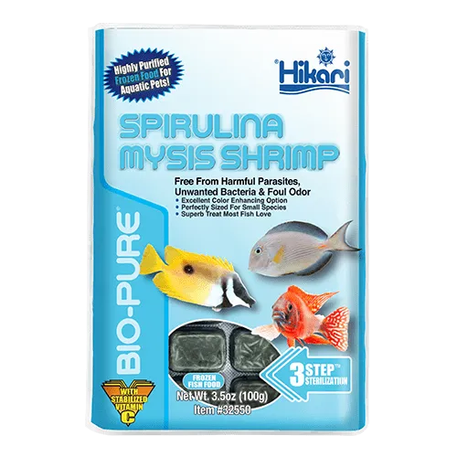 Hikari Frozen Spirulina Mysis (Special Order Product)