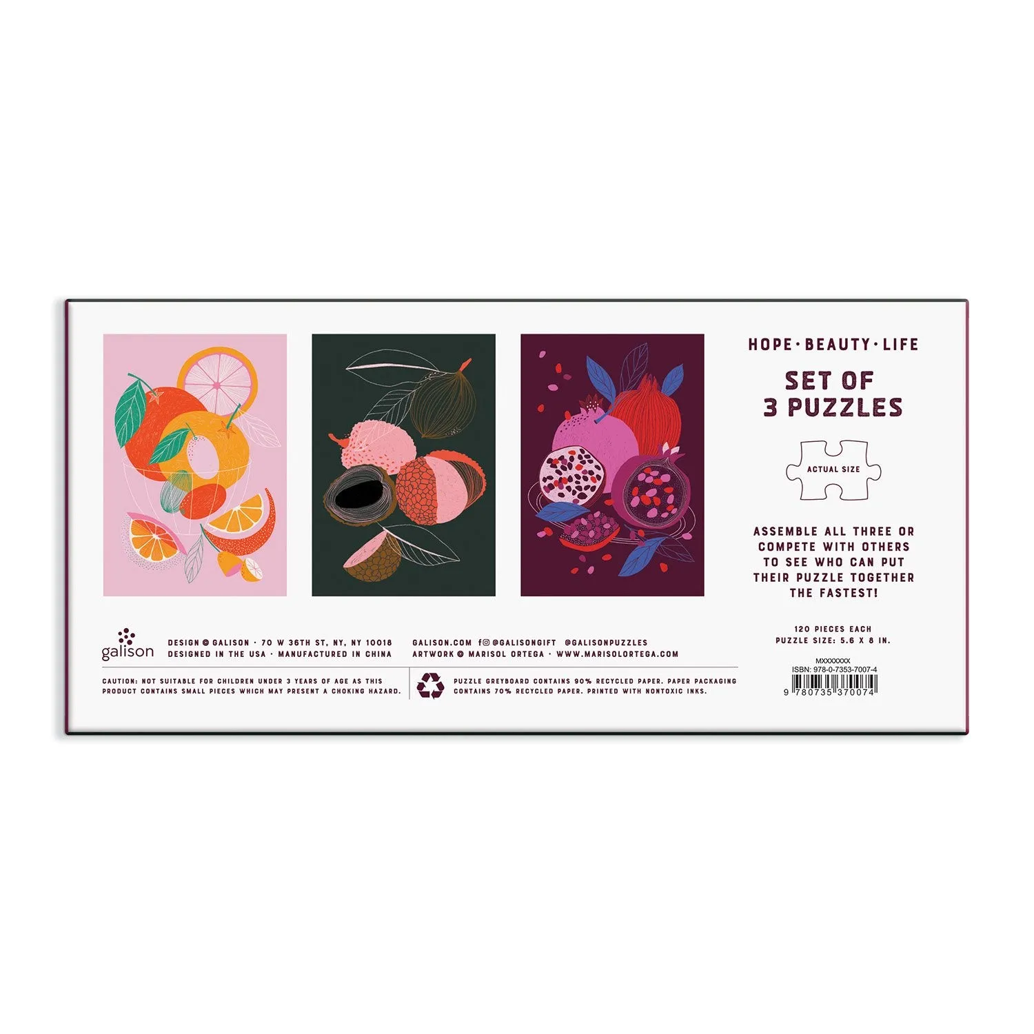 Hope Beauty Life Puzzle Set