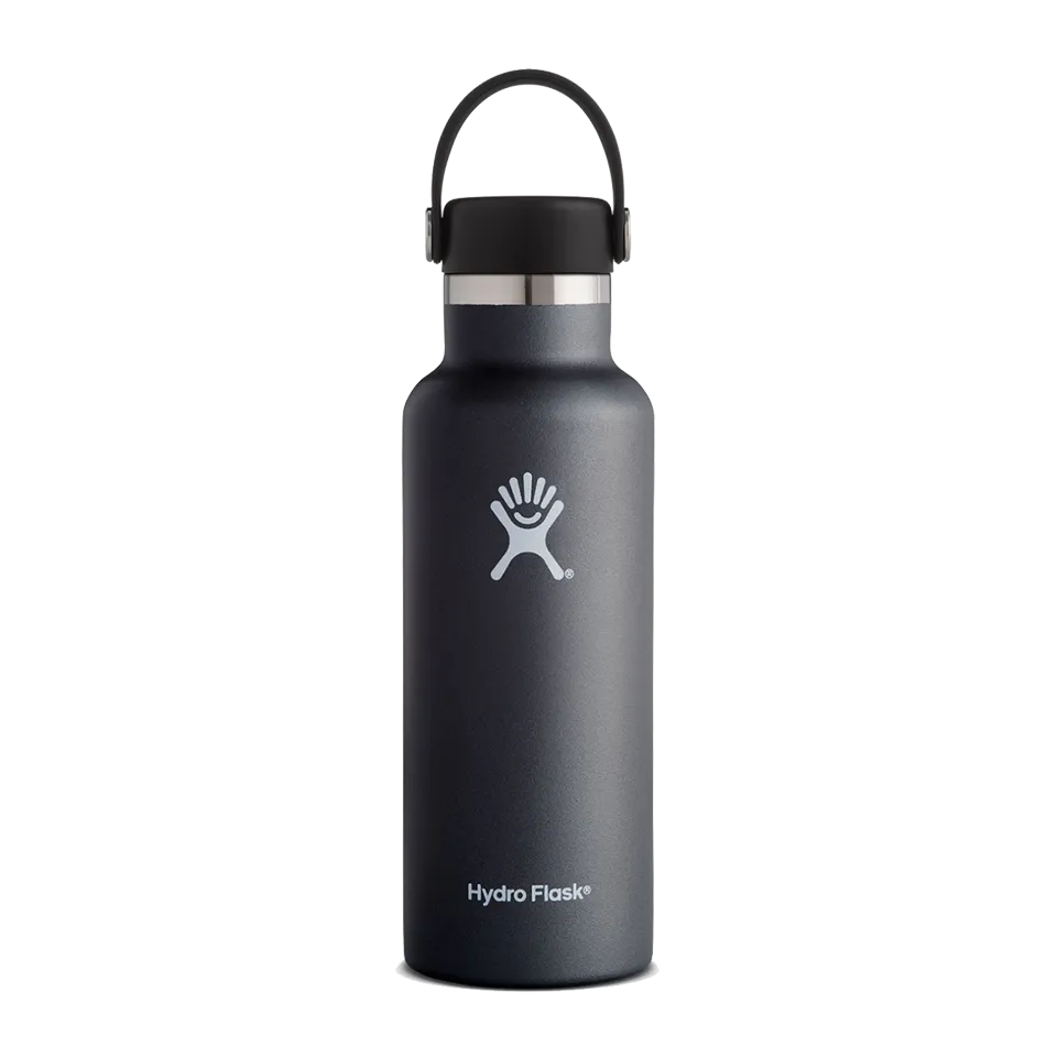 Hydro Flask 18 oz Standard Mouth Black