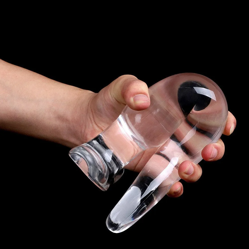 Jelly Anal Dildo Butt Plug - Crystal Soft Anal Dilator Vaginal Prostate Massager