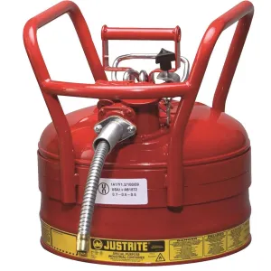 Justrite Type II AccuFlow™ DOT Transport Safety Can