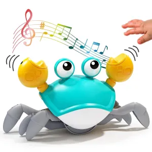 Kidology Baby Toys Musical Activity Cube Toy for Kids | Preschool Early Development Educational Interactive Musical Activity Shape Game for Baby and Toddlers Toys (Green Crab)