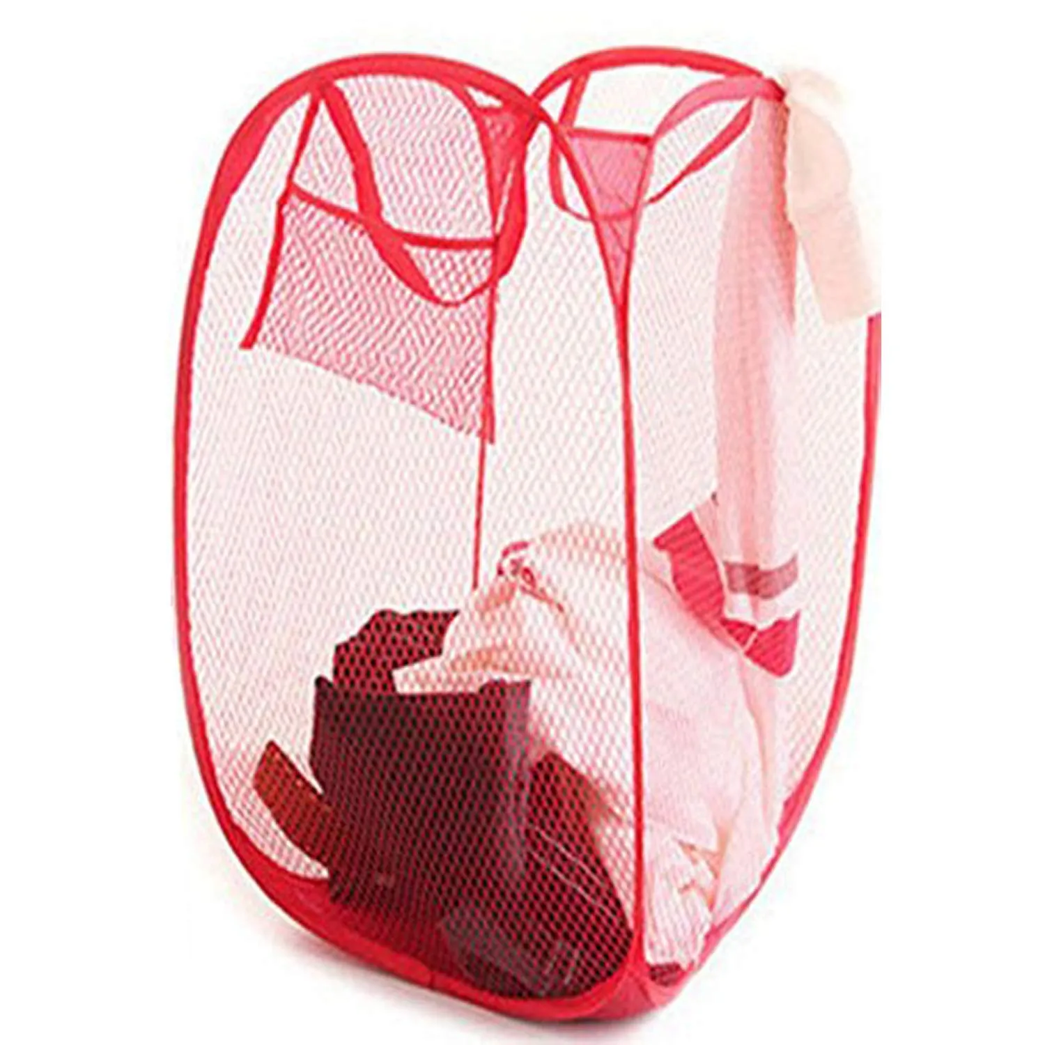 Kuber Industries Nylon 3 Piece Mesh Laundry Basket, 20Ltr (Multi)-CTKTC26043