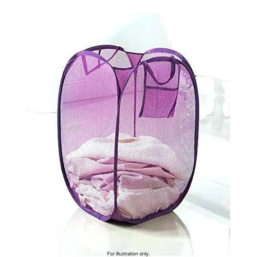 Kuber Industries Nylon 3 Piece Mesh Laundry Basket, 20Ltr (Multi)-CTKTC26043