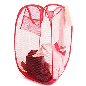 Kuber Industries Nylon Mesh Laundry Basket (CTKTC1478), Multi, Standard
