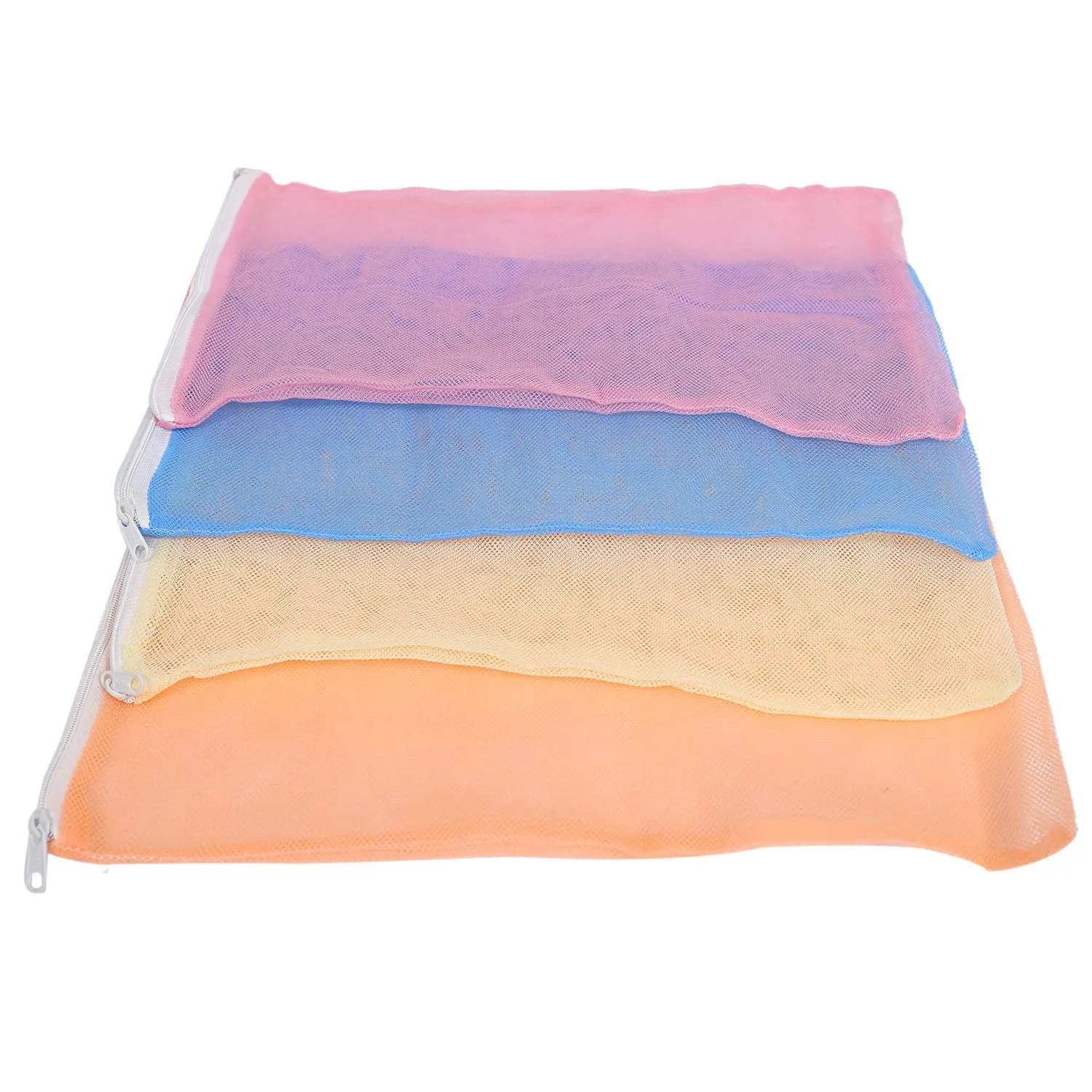 Kuber Industries Plain Deisgn 36 Piece Microfiber Reusable Mesh Fridge Bag,CTKNEW226