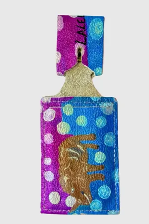 Luggage Tag- Rhino Dots