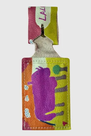 Luggage Tag- Rhino Magenta