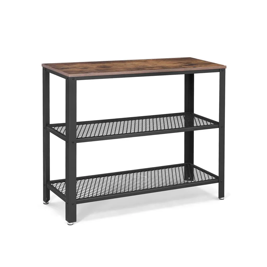 Mesh Shelves Hallway Table