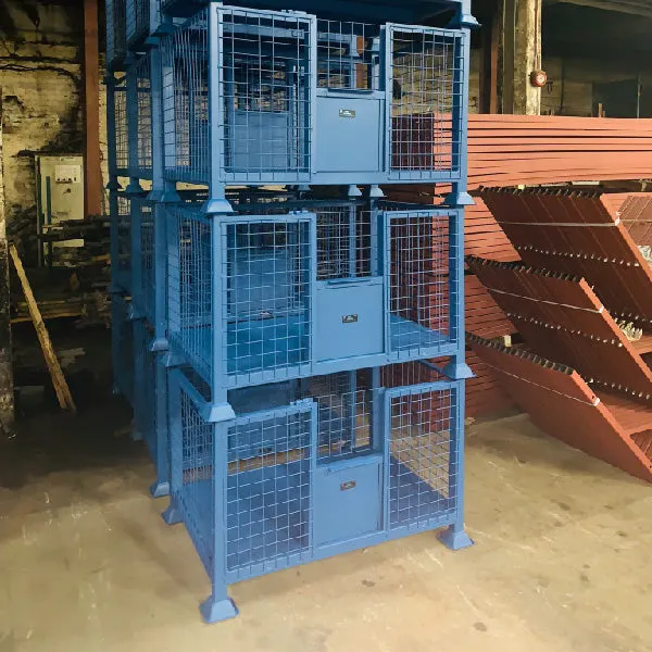 Mesh Stillage with Hatch Door