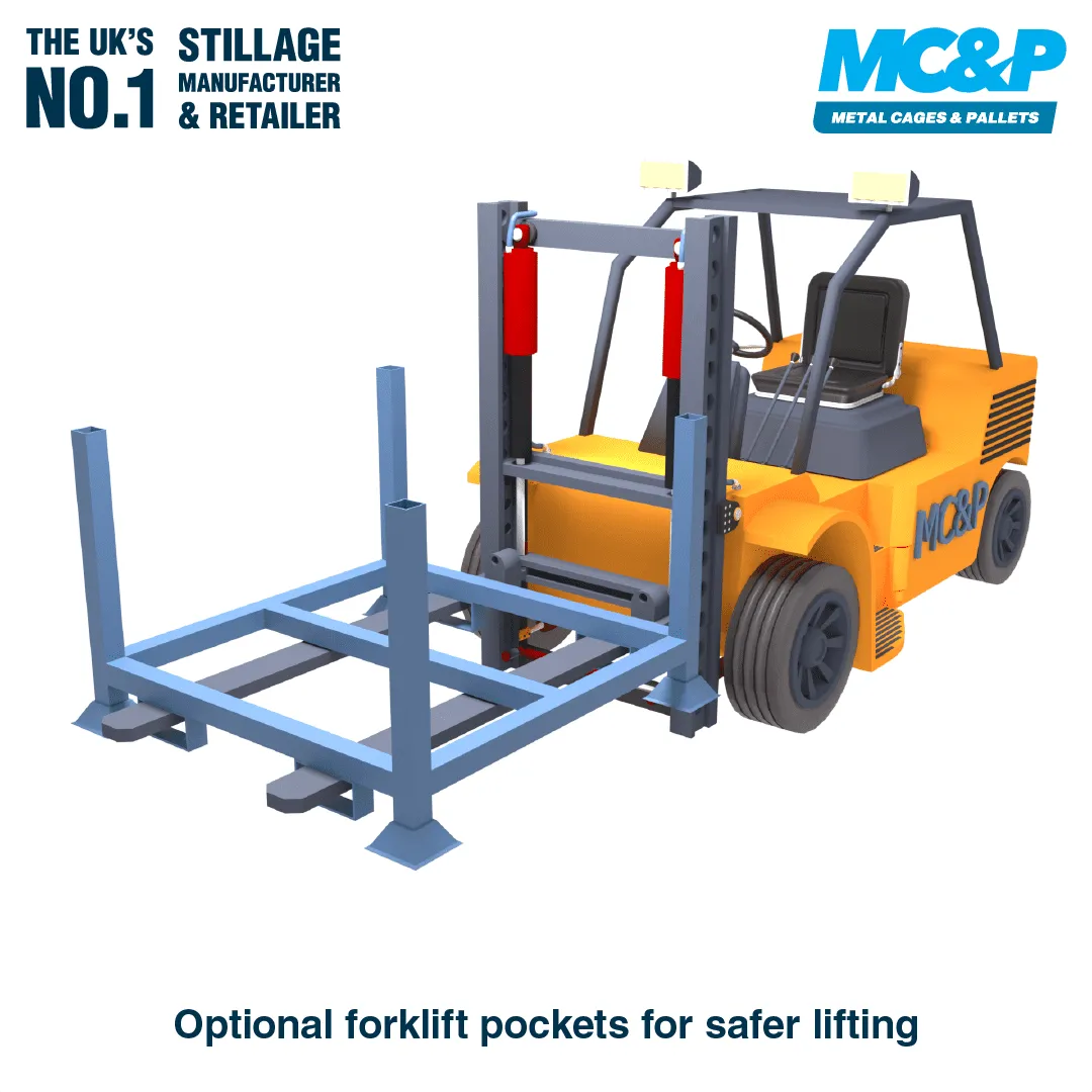 Mesh Stillage with Hatch Door