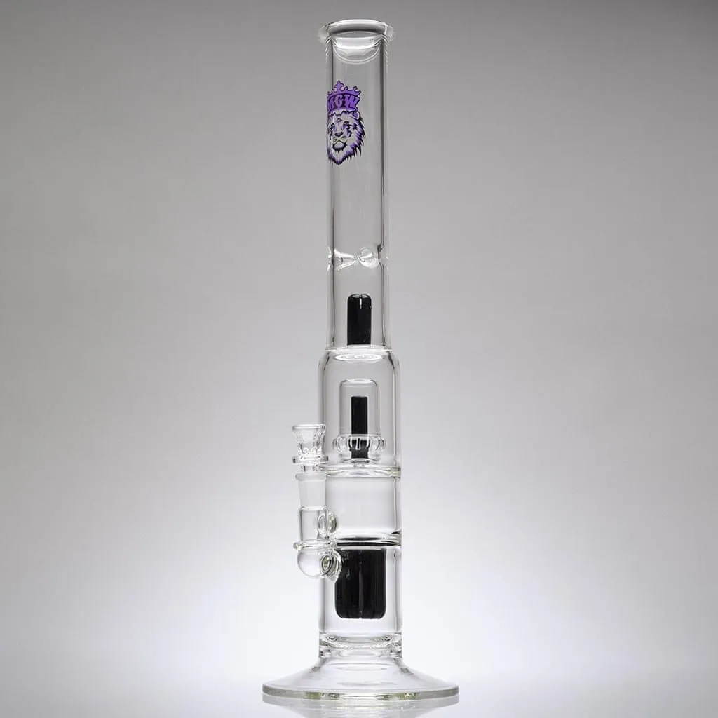 MGW - Black CIRQ Double Perc Bong