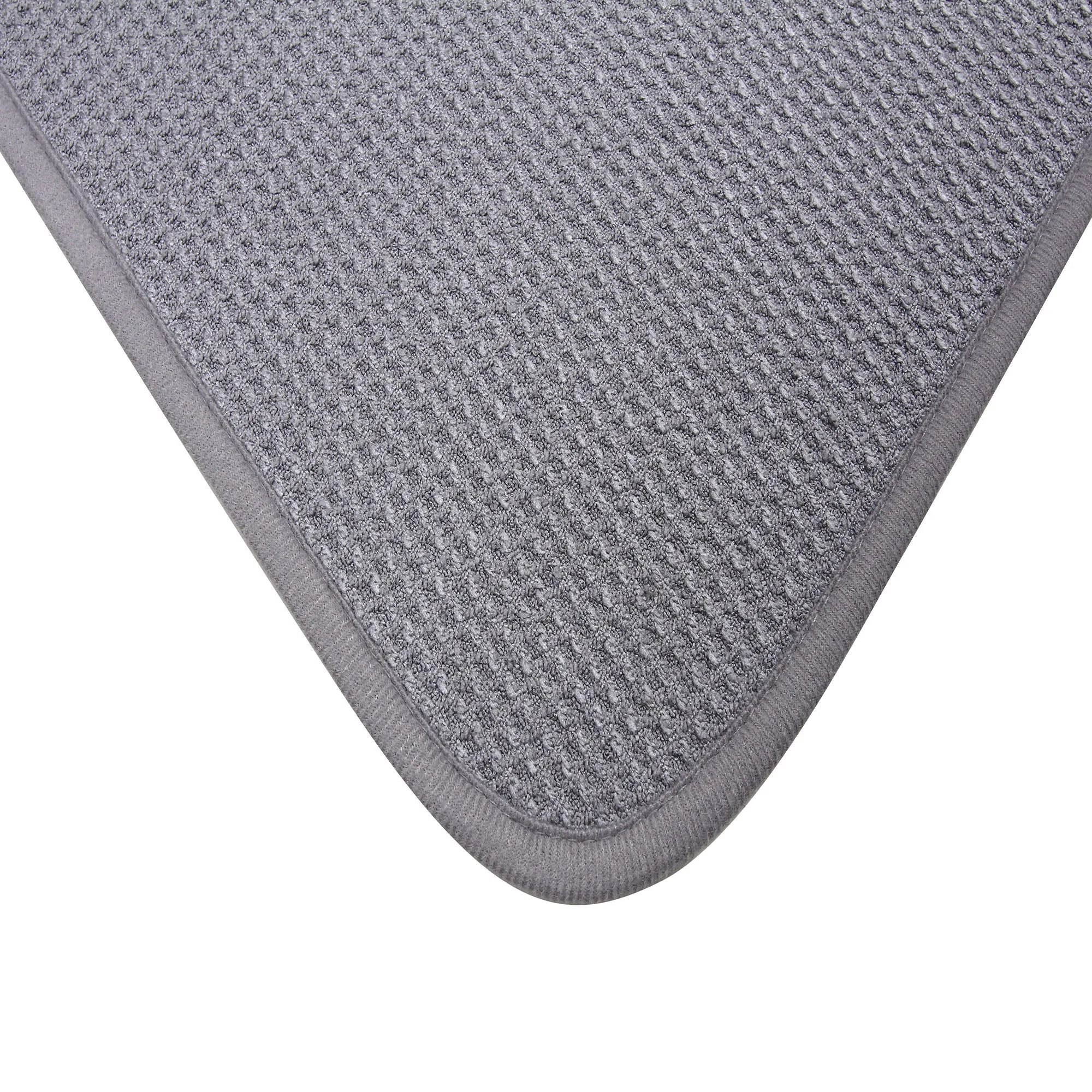 Microfiber Dish Drying Mat by DRI, 2 Sizes, Ash (Grey)