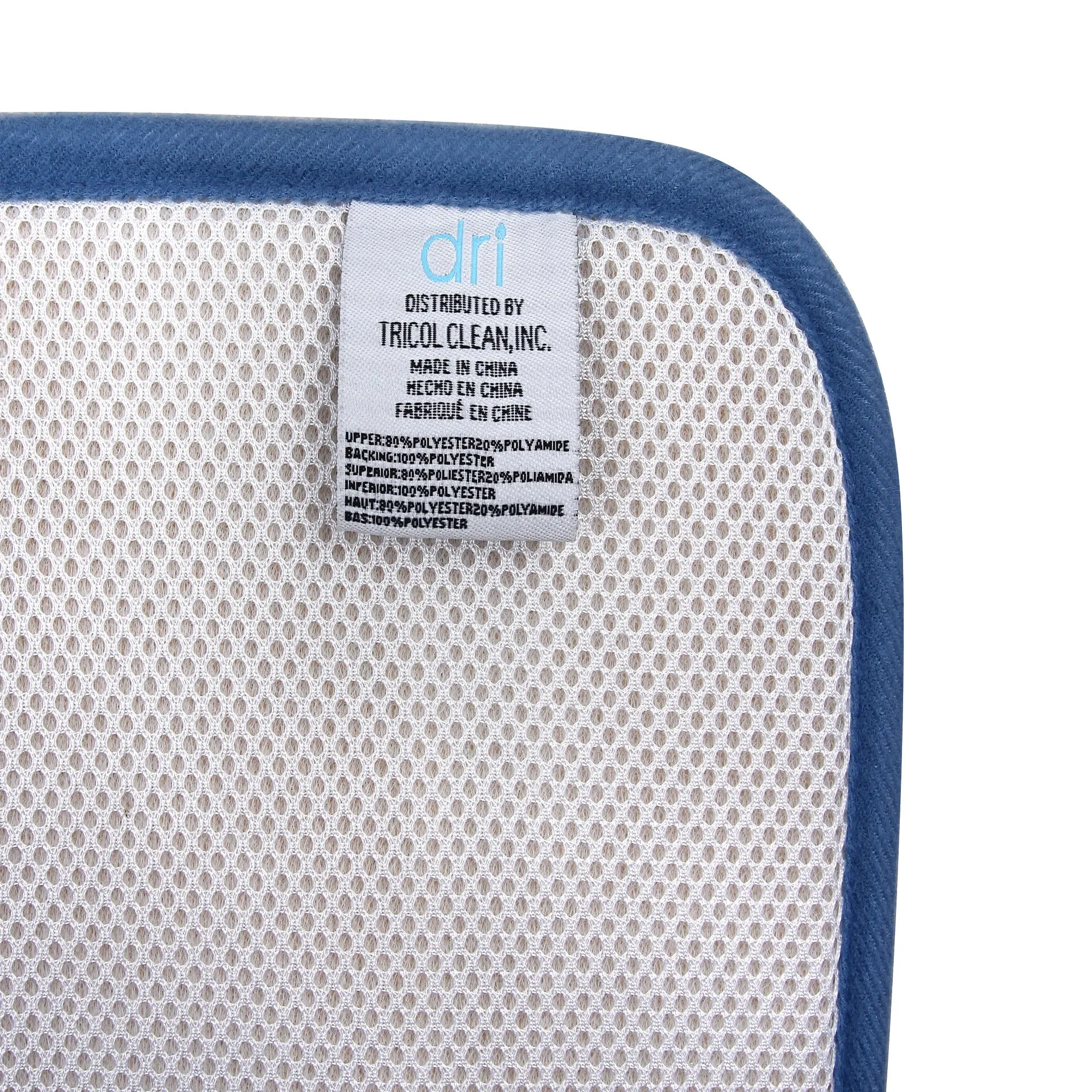 Microfiber Dish Drying Mat by DRI, 2 Sizes, Cornflower Blue