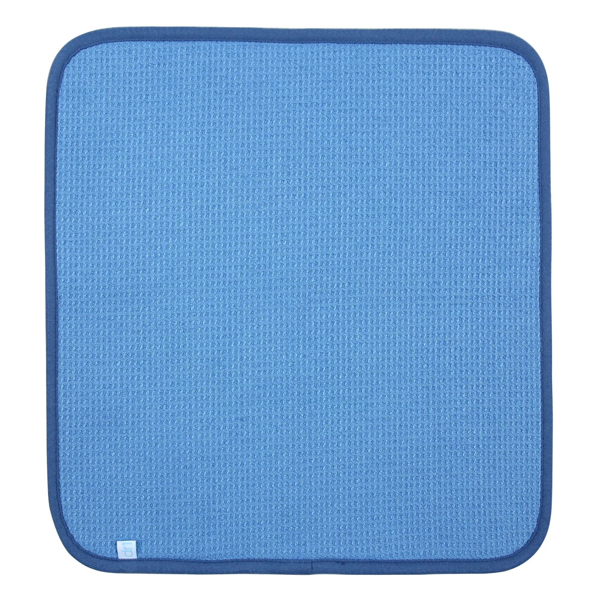 Microfiber Dish Drying Mat by DRI, 2 Sizes, Cornflower Blue