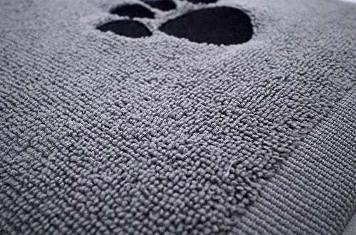 Microfiber Pet Towel, Large 40 x 28 in, Grey