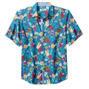 Mojito Bay Salud IslandZone® Camp Shirt in Campanula by Tommy Bahama