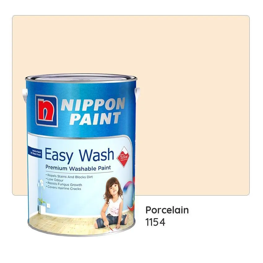 Nippon Paint Easy Wash with Teflonª 1154 (Porcelain)