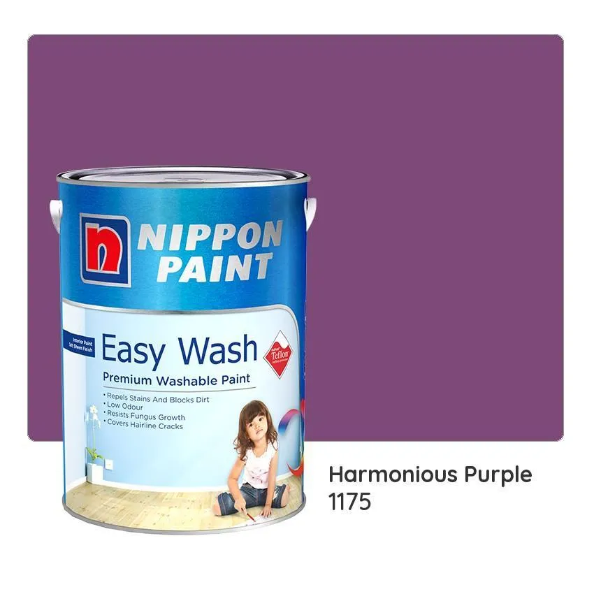 Nippon Paint Easy Wash with Teflonª 1175 (Harmonious Purple)