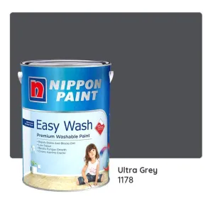 Nippon Paint Easy Wash with Teflonª 1178 (Ultra Grey)