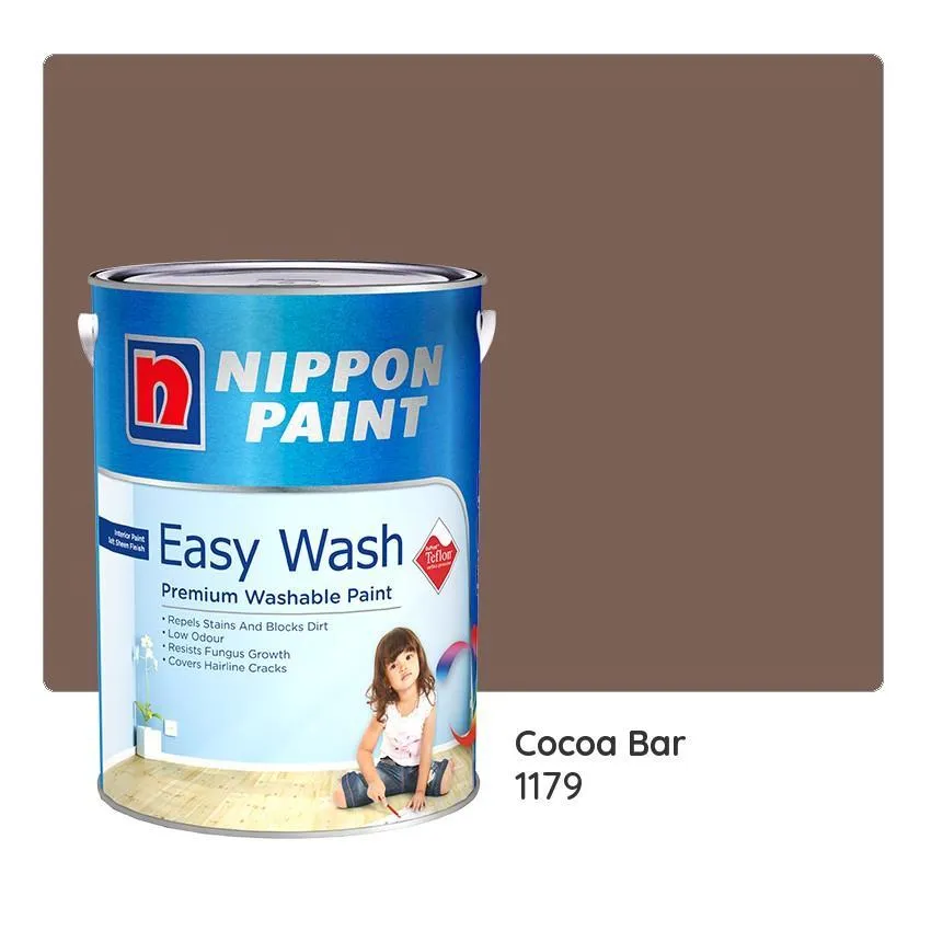 Nippon Paint Easy Wash with Teflonª 1179 (Cocoa Bar)