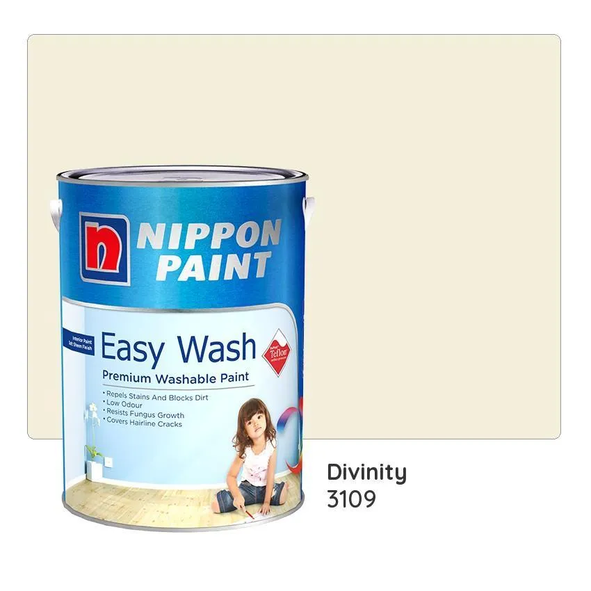 Nippon Paint Easy Wash with Teflonª 3109 (Divinity)