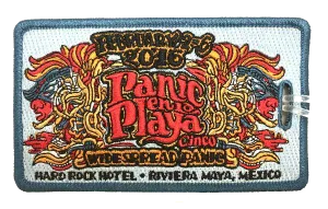 Panic en la Playa Cinco Luggage Tag (Includes Shipping)