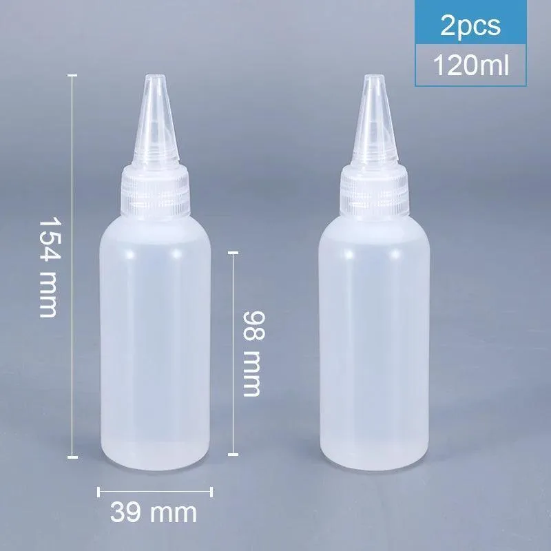Plastic Squeeze Bottles: Leak-Proof Design for Sauces & Crafts - Versatile Sizes