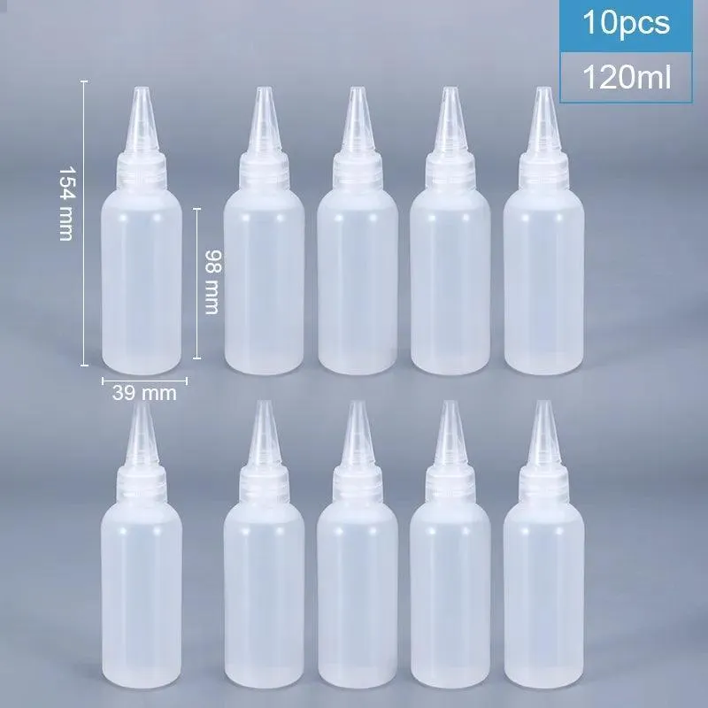Plastic Squeeze Bottles: Leak-Proof Design for Sauces & Crafts - Versatile Sizes