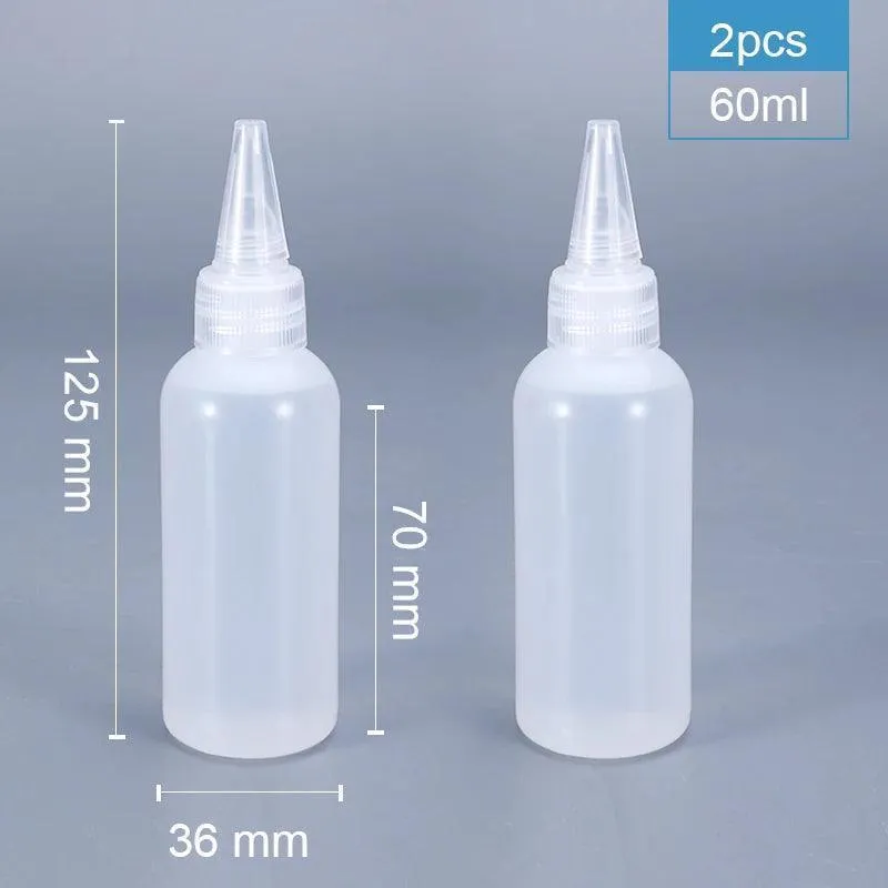 Plastic Squeeze Bottles: Leak-Proof Design for Sauces & Crafts - Versatile Sizes