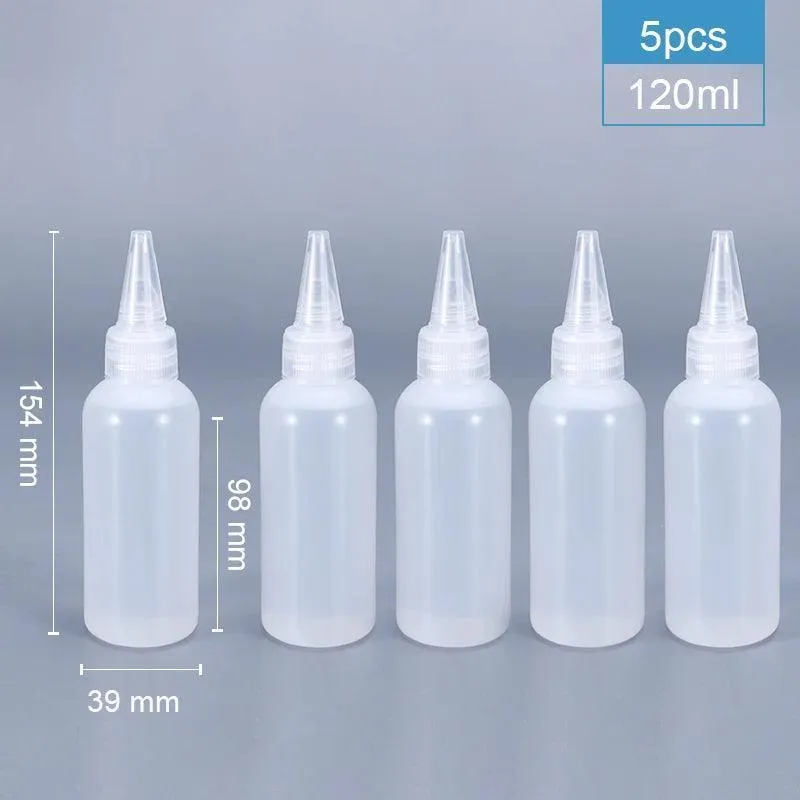 Plastic Squeeze Bottles: Leak-Proof Design for Sauces & Crafts - Versatile Sizes